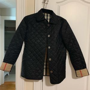 Burberry Quilted Black Coat